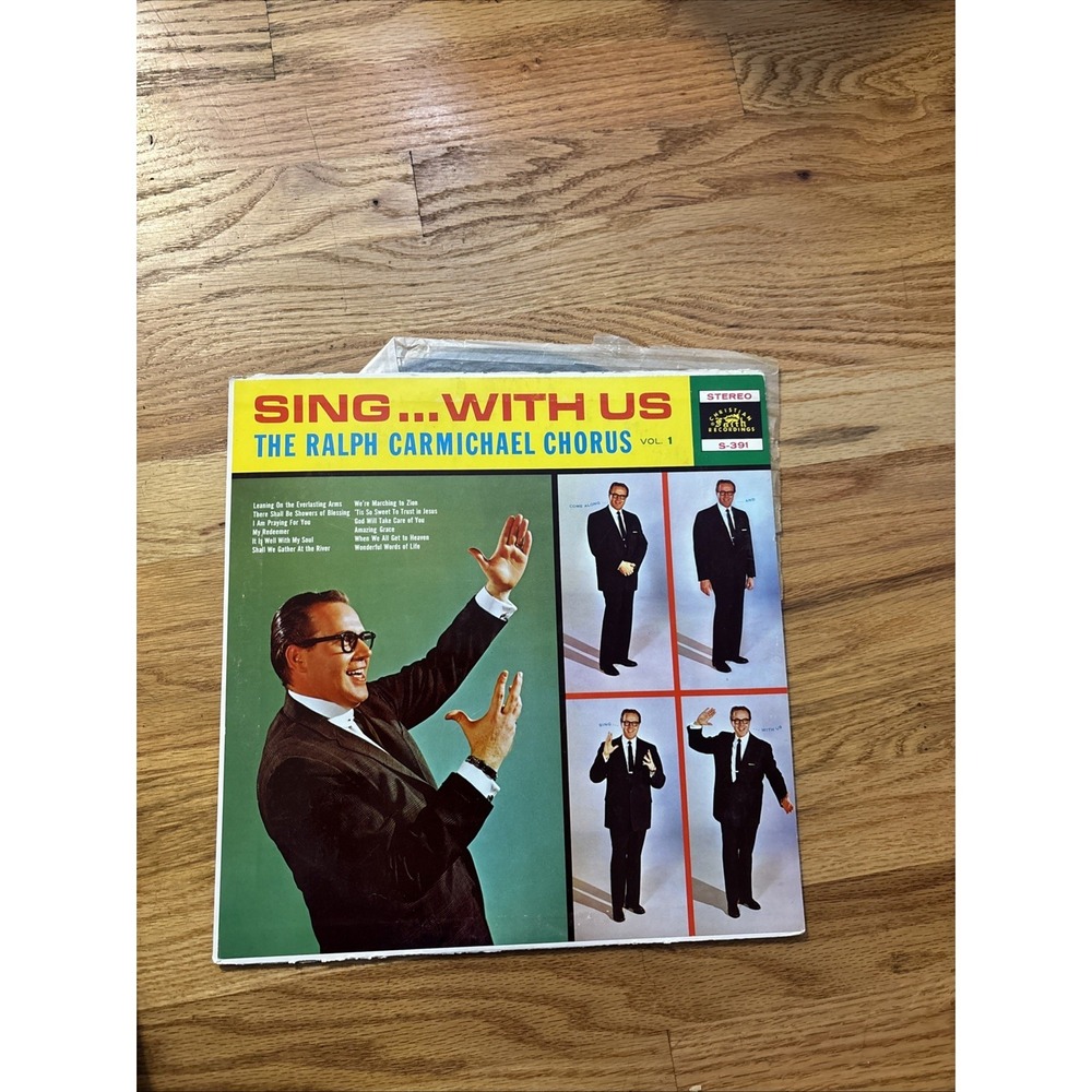 The Ralph Carmichael Chorus Sing With Us Vol 1 Vinyl LP Christian Faith S-391